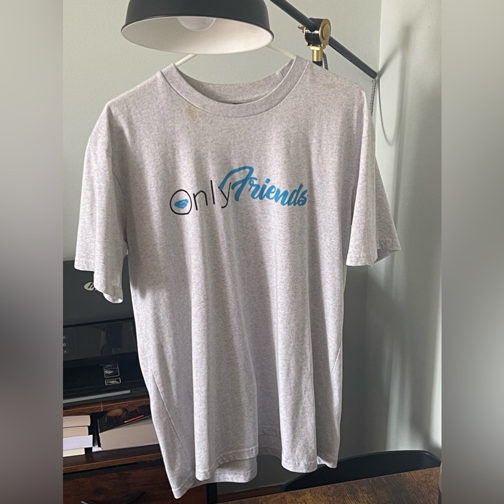 OnlyFriends Funny Tshirt. Men’s Large
